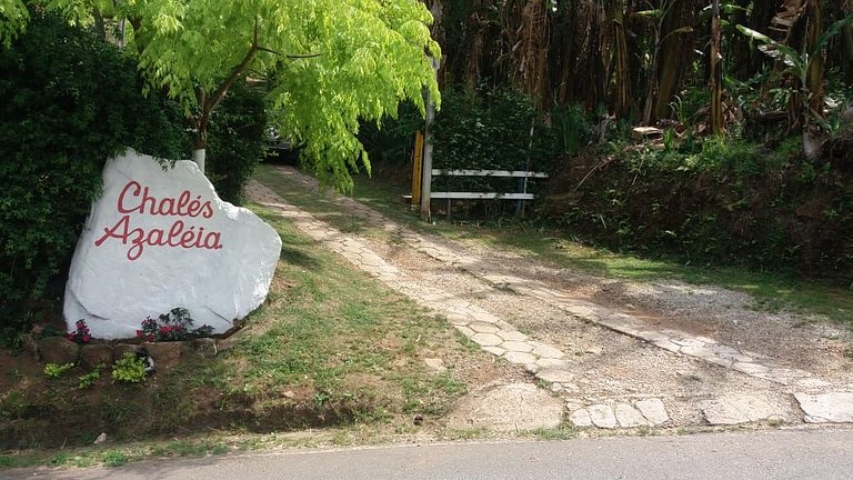 chale aconchegante vista pro bau