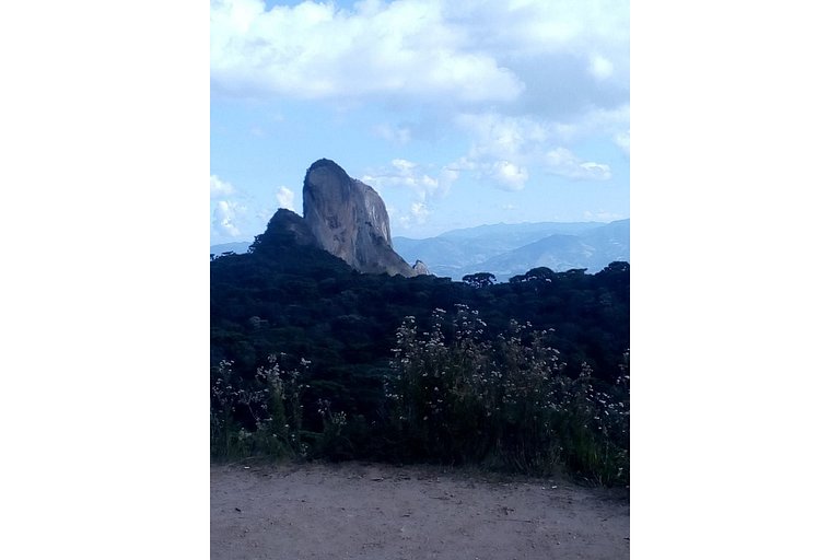 chale aconchegante vista pro bau